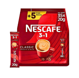 NESCAFÉ CLASICO 3 EN 1 35 SOBRES X 20G
