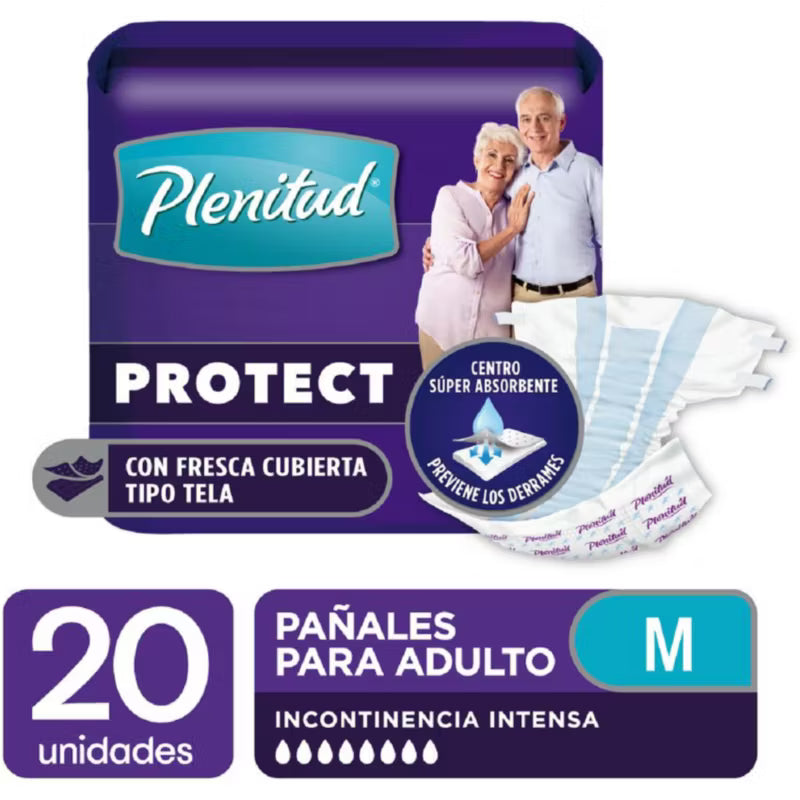 PAÑAL ADULTO PLENITUD TALLA M PACA *20UND