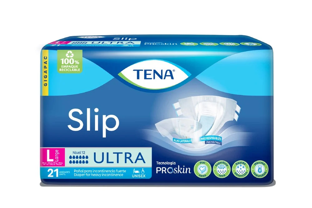 PAÑAL ADULTO TENA TALLA L PACA *21UND
