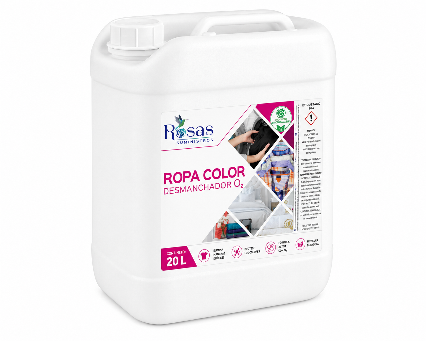 ROPA COLOR DESMANCHADOR ROPA CUÑETE