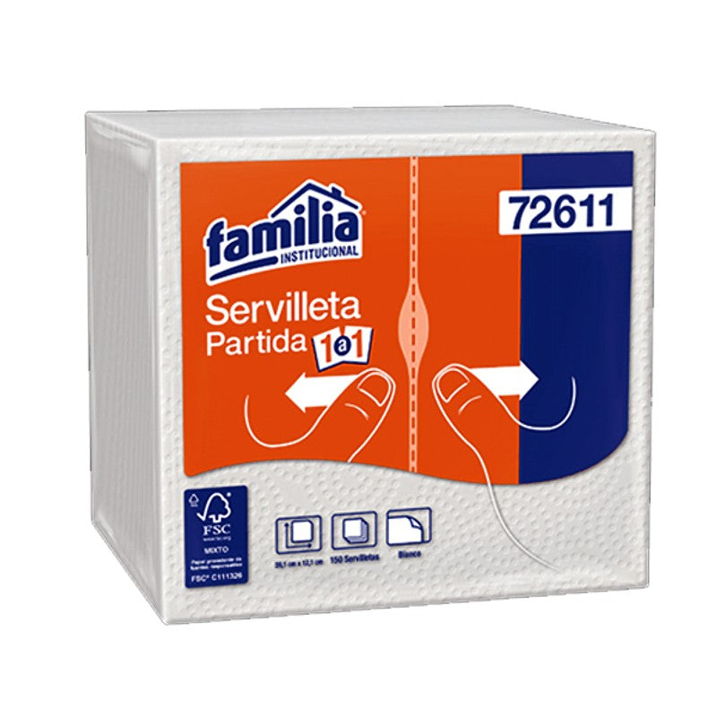 SERVILLETA FAMILIA PARTIDA REF. 72609 PAQUETE *600UND