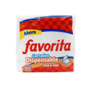 SERVILLETA SENCILLA PAQUETE *150UND