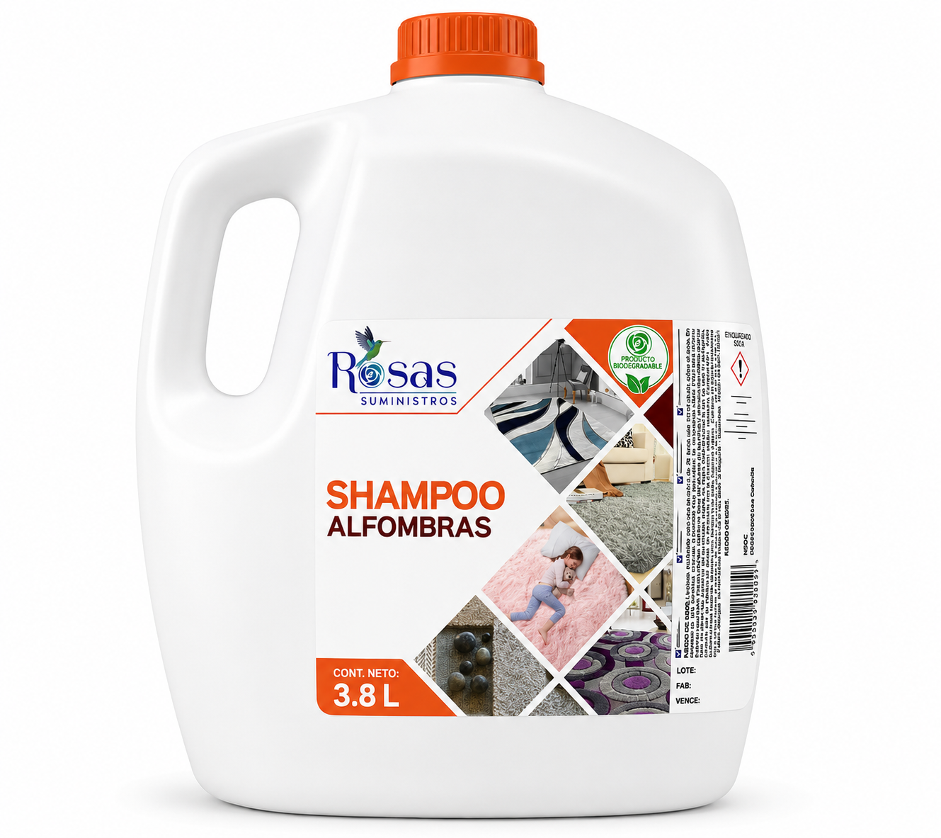 SHAMPOO PARA ALFOMBRAS GALON *3,800ML