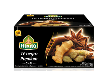 TE HINDU NEGRO PREMIUM CAJA *50 SOBRES