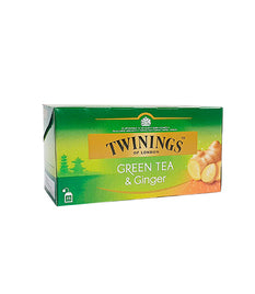 TE TWININGS VERDE Y JENGIBRE CAJA *25SOBRES