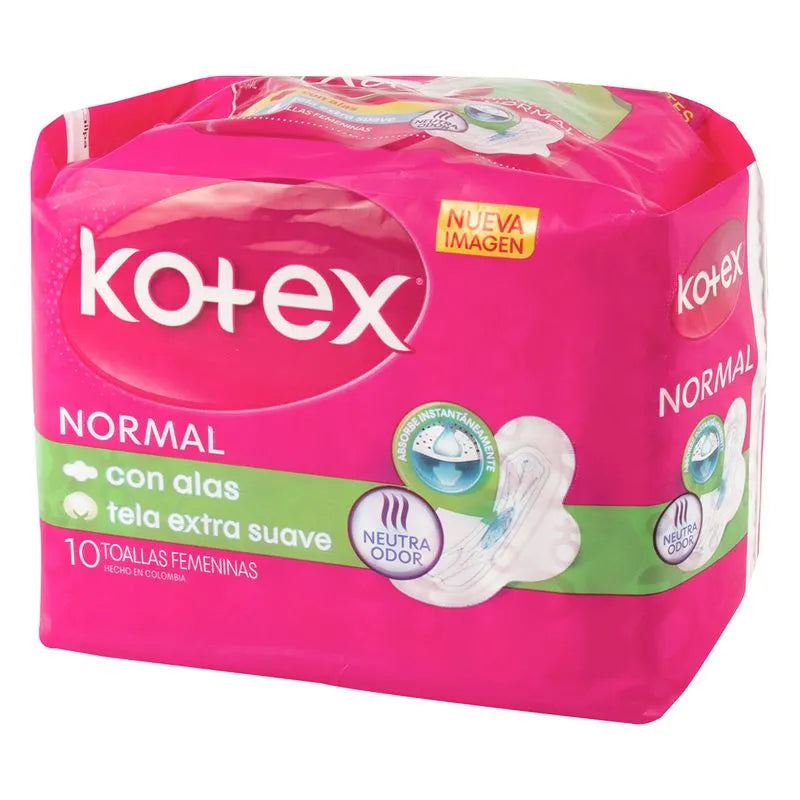 TOALLA HIGIENICA KOTEX PAQUETE *10UND